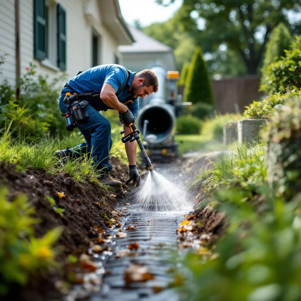 욕실 하수구 막힘 제거 - 인천시 OO동